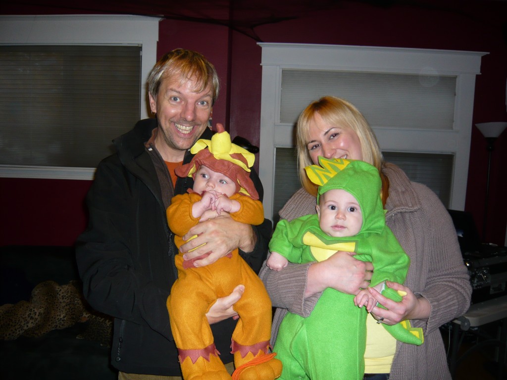 Theo and Devon's first Halloween.